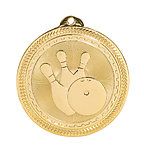 Bowling Medals BL204 with Neck Ribbons