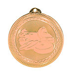 Weightlifter Medals BL221 with Neck Ribbons