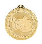 Weightlifter Medals BL221 with Neck Ribbons