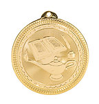 Lamp of Knowledge Medals BL309 with Neck Ribbons