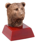 Bear Mascot School Trophy
