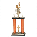 2PC Baseball Tournament Trophies