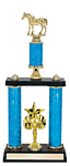 DPSRR-701GQH round stack Quarter Horse Trophy