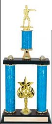 Boxing Trophies, Wrestling Trophies, 2DPS Double Post Stacked Trophies