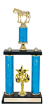 2pssr-702G WESTERN Horse Trophy