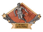Resin Female Basketball Plaque Award DSR13-53