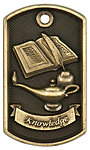JDT208 Series Dog Tag Lamp of Knowledge Medals
