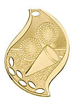 Flame Cheerleader Medals FM-104 with Neck Ribbons