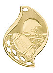 Flame Football Medals FM-106 with Neck Ribbons