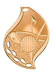 Flame Golf Medals FM-107 with Neck Ribbons