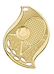 Flame Tennis Medals FM-113 with Neck Ribbons