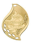 Flame Participant Medals FM212 Series with Neck Ribbons