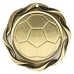 Fusion Soccer Medals 45015 with Neck Ribbons