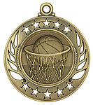 Galaxy Basketball Medals GM102 with Neck Ribbons