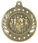 Galaxy Cross Country Medals GM114 with Neck Ribbons