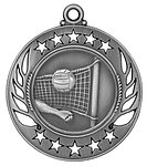 Galaxy Volleyball Medals GM117 with Neck Ribbons