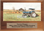 Tractor Show Genuine Walnut Plaques CFH Series