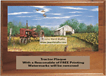 Tractor Show Genuine Walnut Plaques CFH Series
