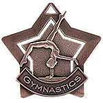 Star Gymnastics Medals XS211 with Neck Ribbons