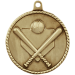 Baseball Medals HR705 with Neck Ribbons
