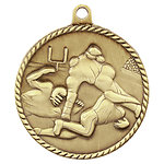 Football Medals HR720 with Neck Ribbons