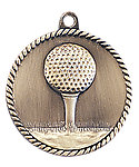 Golf Medals HR725 with Neck Ribbons