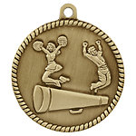 Cheerleader Medals HR775 with Neck Ribbons