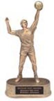 Resin Men Volleyball Trophy Statue 71G