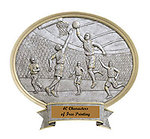Male Resin Basketball Plaque Award