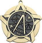 Superstar Math Medals 43004 with Neck Ribbons
