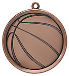 Mega Basketball Medals 43405 with Neck Ribbons