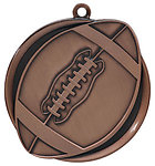Mega Football Medals 43400 includes Neck Ribbons