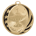 Lamp of Knowledge Medals MS-706 With Neck Ribbon