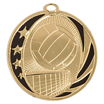 MidNite Star Volleyball Medals VBMS711