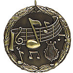 Music Medals XR230 with Neck Ribbons