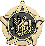 Superstar Music Medals 43120 with Neck Ribbons