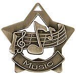 Music Star Medals XS212 with Neck Ribbons
