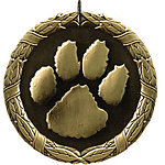 Paw Print Medals XR292 with Neck Ribbons