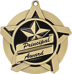 Superstar Principal Award Medals 43024 with Neck Ribbons