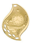 Flame Perfect Attendance Medal FM-213 with Neck Ribbon