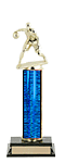 R1 Basketball Trophies with a single round column