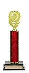 R1 Gender Neutral Basketball Trophies with a single round column