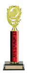 R1 Gender Neutral Basketball Trophies with a single round column