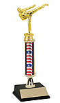 female karate trophy R1R-9411