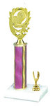 R2 Gender Neutral Basketball Trophies with a single round column