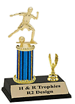 Junior Girls Soccer Trophy ? R2-5048 Youth Soccer Awards | 8?18 Inch Trophies