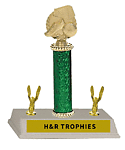 r3-3022 youth soccer trophy with double trim