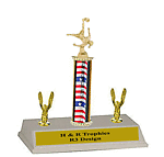 Girls Soccer Trophy R3-5016 Bicycle Kick Youth Soccer Awards