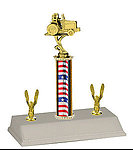 R3 Tractor Trophies with Trim Figure