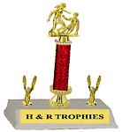 R3R-9514 Youth Soccer Trophy Double Action